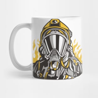 firefighter-in-uniform Mug